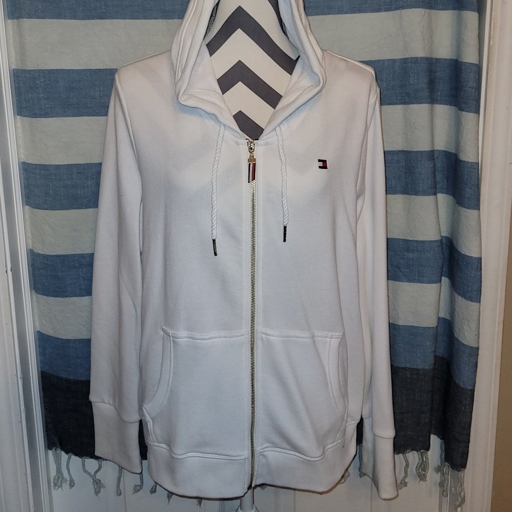 Tommy Hilfiger Unisex Large Zip Up Hoodie NEVER WORN!